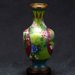 景泰蓝开光花卉纹花瓶 - Image 18