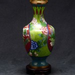 景泰蓝开光花卉纹花瓶 - Image 17