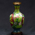 景泰蓝开光花卉纹花瓶 - Image 16