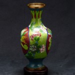 景泰蓝开光花卉纹花瓶 - Image 15