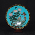 景泰蓝花卉纹大盘 - Image 8
