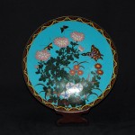 景泰蓝花卉纹大盘 - Image 9