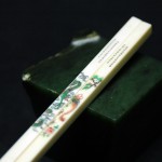 刻龙纹诗文象牙筷 - Image 9