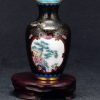 景泰蓝开光花卉纹小瓶 - Image 6