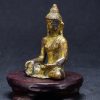 释迦牟尼鎏金铜佛摆件 - Image 9