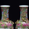 广彩 开光才子佳人花鸟纹花尊 - Image 30