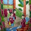 广彩 开光才子佳人花鸟纹花尊 - Image 24