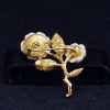 金枝雕象牙玫瑰花胸针 - Image 16