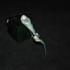 镶珍珠宝石玉兰花银胸针 - Image 7