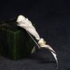 镶珍珠宝石玉兰花银胸针 - Image 20