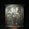 明式 黄花梨錾刻花草纹小面条柜 - Image 47