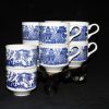 欧洲 青花柳树山水纹茶具 茶杯 - Image 2
