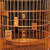 刻云龙桃竹木鸟笼 - Image 48
