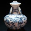 明萬曆  青花缠枝莲纹缠枝菊花纹军持 - Image 31