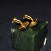 镶琥珀方形铜衬衫扣 Cufflinks