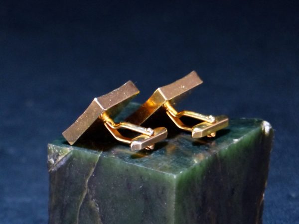 錾金方菱形 衬衫扣 Cufflinks