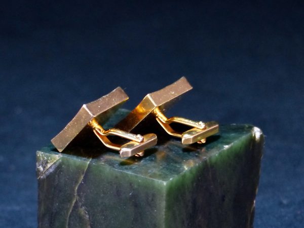 錾金方菱形 衬衫扣 Cufflinks