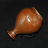 宋 紫金釉 暗刻蝴蝶纹 玉壶春瓶