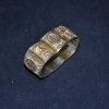 錾花 福禄寿康字纹 金手镯