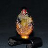 清 猎鹰纹 琥珀蜜蜡 鼻烟壶 - Image 12