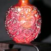 清 九龙云纹 琥珀蜜蜡鼻烟壶
