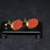 红玛瑙衬衫扣 Cufflink