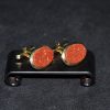 红玛瑙衬衫扣 Cufflink