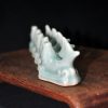 清 粉青釉鱼型筷架笔架 - Image 26