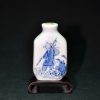乾隆款 青花渔翁图鼻烟壶 - Image 21