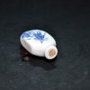 乾隆款 青花渔翁图鼻烟壶