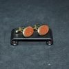 红玛瑙衬衫扣 Cufflink