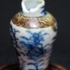 大明成化款 青花花卉纹铁锈边将军罐 （有残） - Image 49