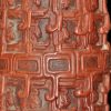 前哥伦比亚时期 玛雅风格 刻人物图腾纹 红陶筒瓶 Maya Polychrome Cacao Vase - Image 13
