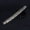 日本 錾银人物风景故事纹武士刀型臂搁