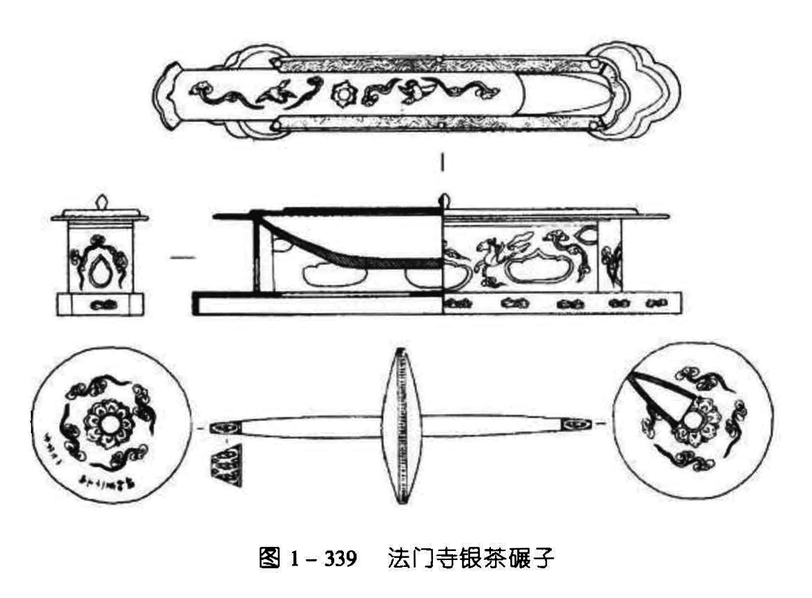 图1-339 法门寺银茶碾子